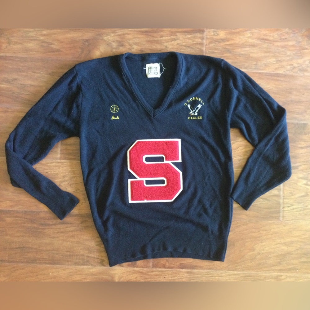 Preowned Furst of a Kind vintage style letter sweater size ? Fits like M?